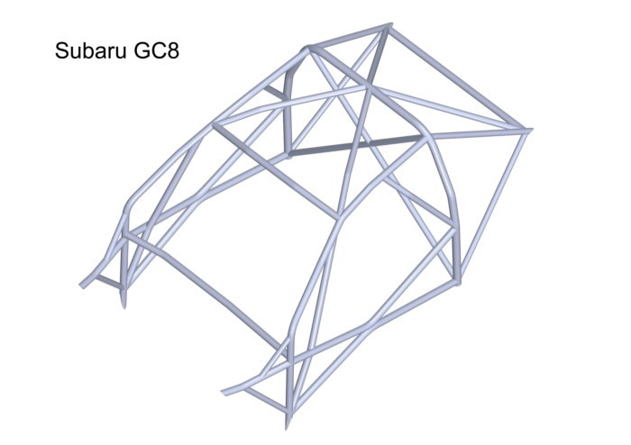 Custom Cages Subaru Impreza GC8 2 & 4dr - 2014 Spec  [T45]