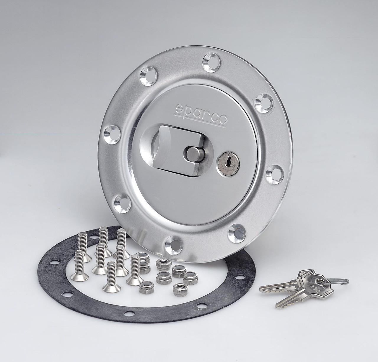 locking brushed aluminum 