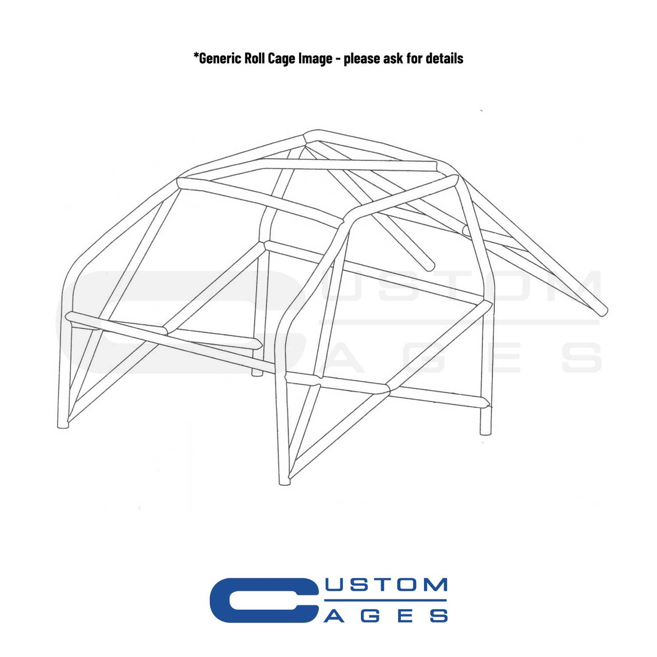 Custom Cages Subaru Impreza 4 dr GC8 National - 6 Point  [CDS] 