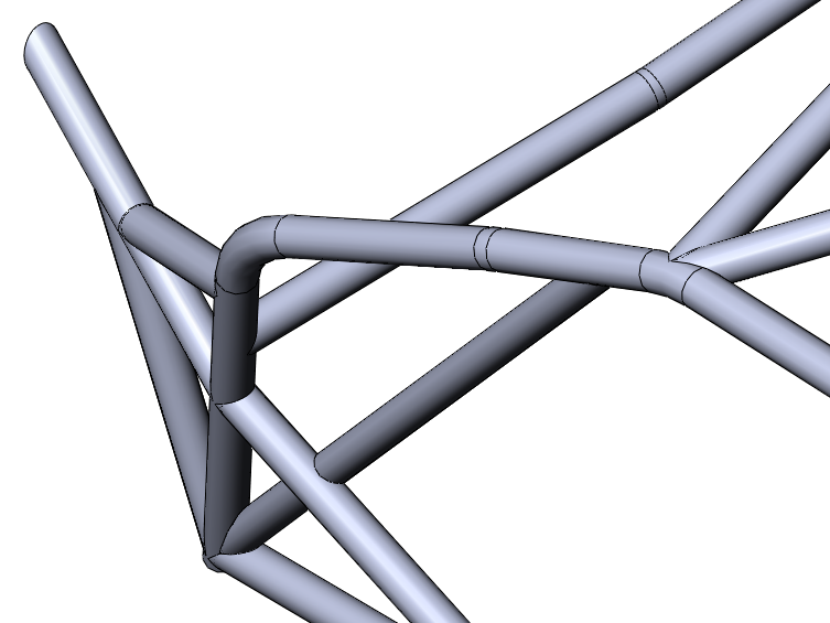 A Bar Support tube needs to be cut around the existing door bar to move it onto the A Pillar.