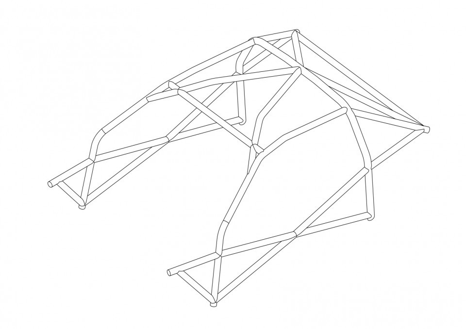 Custom Cages Toyota MR2 Mk3 00-07 - Multipoint [T45]