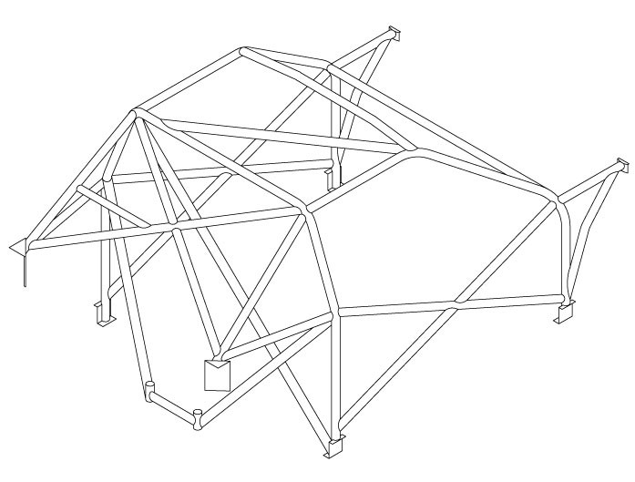 Custom Cages BMW E36 + M3 4 Door - Multipoint  [T45]