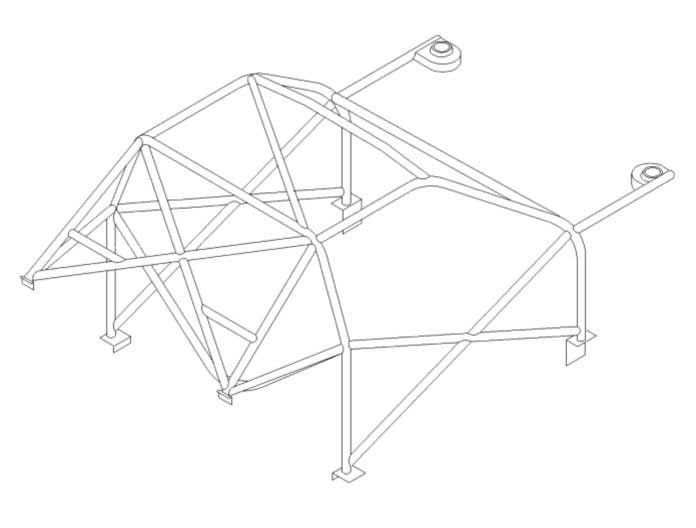 Custom Cages Honda Civic EG6 - Multipoint  [T45]