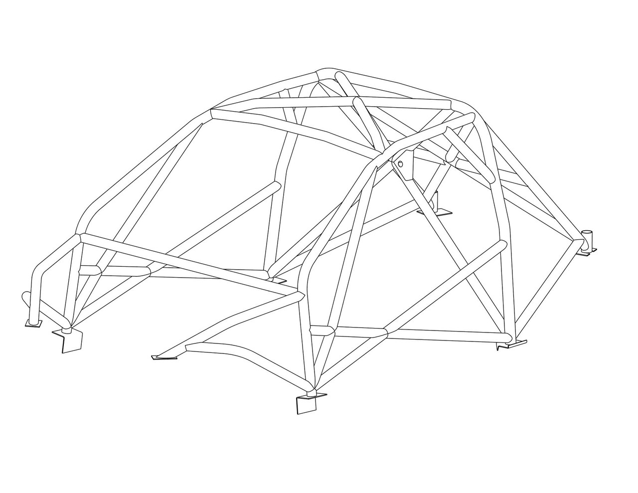 Custom Cages Mazda RX8 - Multipoint [T45]