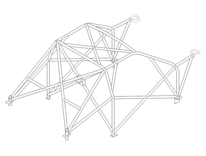 Custom Cages Honda Integra ‘R’ DC5 - Multipoint [T45]