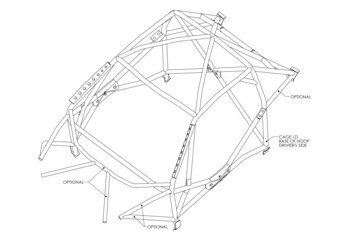 Custom Cages Porsche 997 RGT-1 - Multipoint [T45]