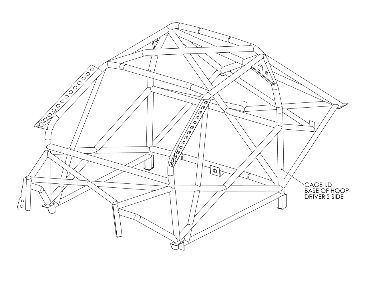 Custom Cages Ford Focus Mk1 >2005 - Multipoint  [T45]