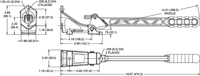 Wilwood Hydraulic Handbrake (horizontal)