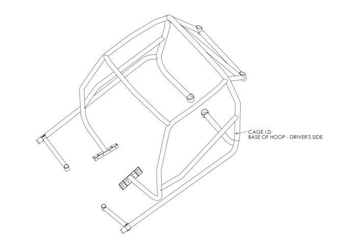 Custom Cages Lotus Elan International Historic [T45] Roll Cage Kit. FIA 