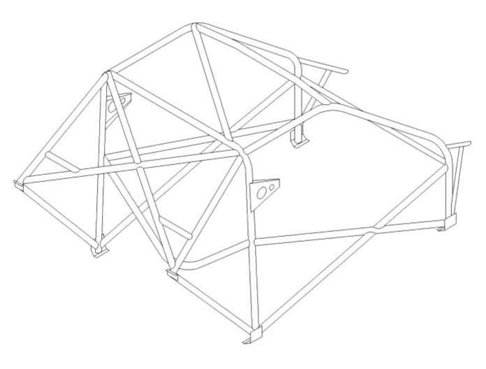 Custom Cages MINI GPA International T45 Roll Cage Kit