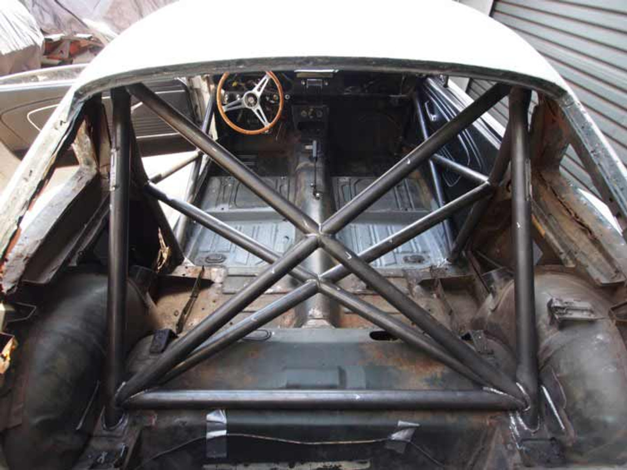 Custom Cages Ford Mustang Fastback International Historic T45 roll cage kit