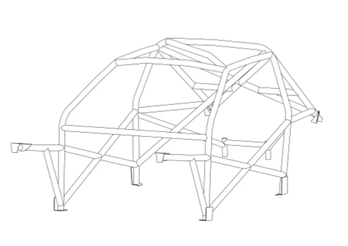 Custom Cages BMW E36 + M3 2 Door - Multipoint  [T45]