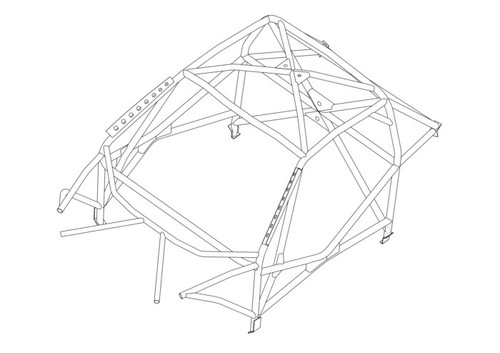 Custom Cages Porsche 997 2016 - Multipoint [T45]