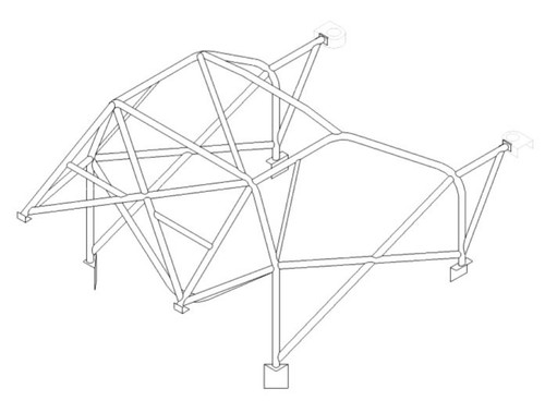 Custom Cages Nissan Sunny - Multipoint  [T45] 