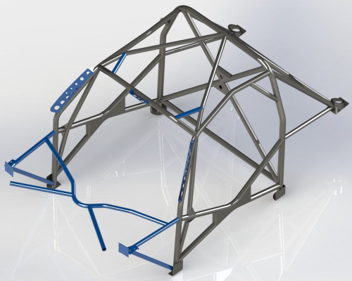Custom Cages BMW Mini 2nd Gen 2007 ON R56 Multipoint T45 Roll Cage Kit