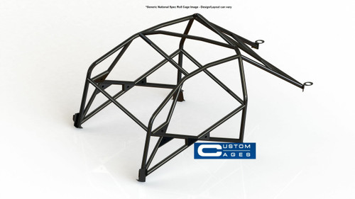 *Generic National Spec Roll Cage Image - Design / Layout can vary