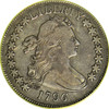 1796 Half Dol (PCGS; VF25; 16 Stars; Unattributed on old Green Holder) TEXT FOR PRICE!