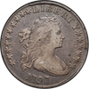 1797 Drape Bust Dollar; PCGS F15; Sixteen Stars
