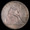 1840 Seated Dollar; PCGS AU53