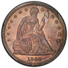 1840 Seated Dollar; PCGS AU53