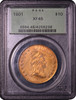 1801 XF45 Drape Bust Eagle in an OGH