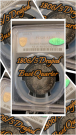 1806/5 Draped Bust Quarter; PCGS AU50; CAC (ON HOLD)