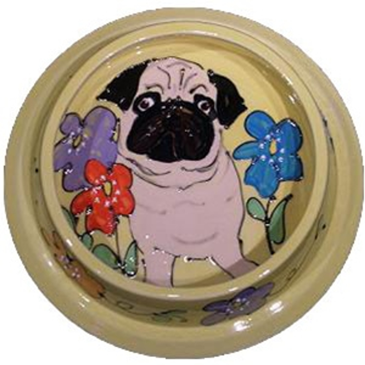 pug dog bowl