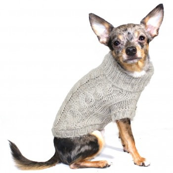 hand knit dog sweaters