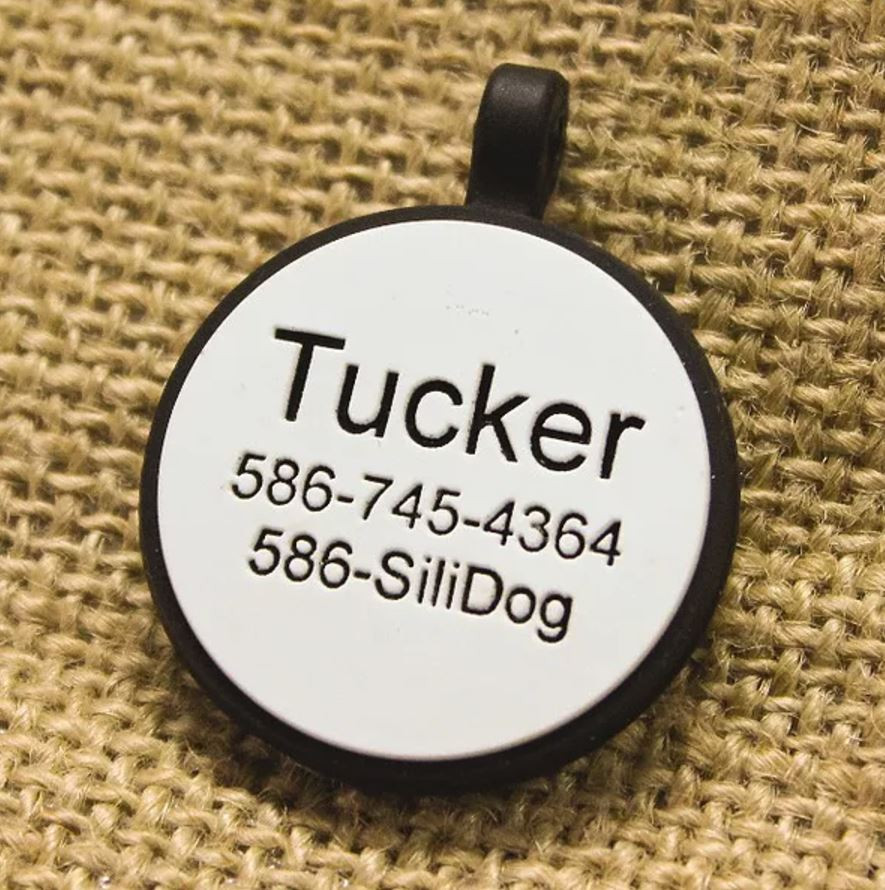silent dog tag