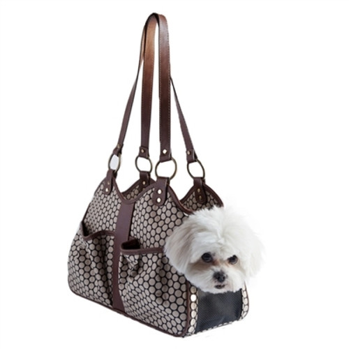 Buy Fashion Pet Carrier Dog Cat Carrier Purse Soft-Sided Leather Handbag  Pet Tote Bag for Small Dogs Puppy and Cats TSA Airline Approved (Grey)  Online at desertcartINDIA