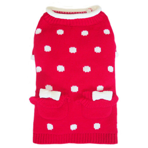 Red Lala Dog Sweater