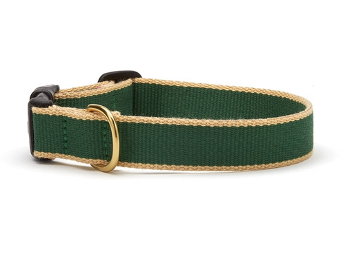 forest green dog collar