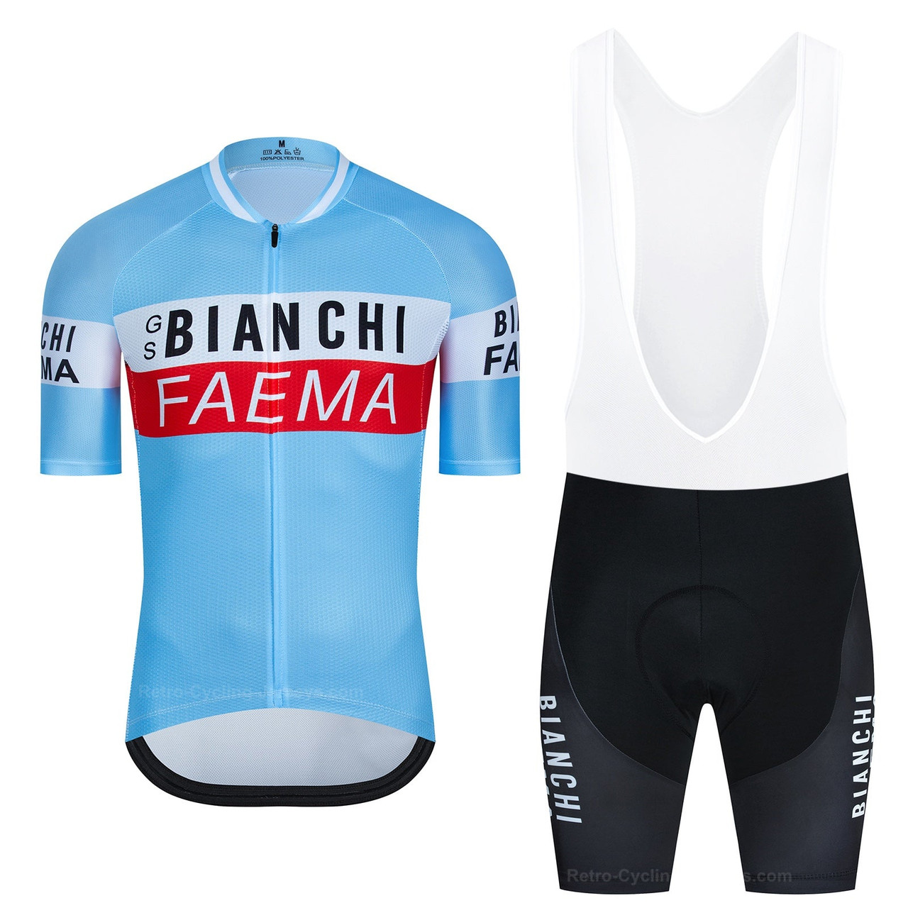 Bianchi Faema Retro Cycling Jersey Set - Retro Cycling Jerseys