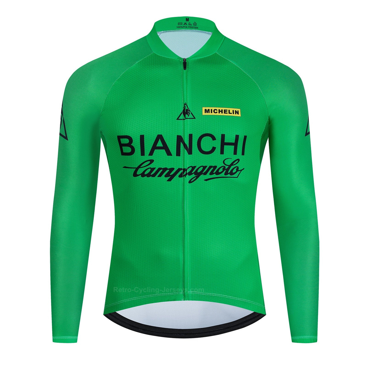Cycling Jerseys Retro Cycle Gear Bianchi Green Retro Cycling