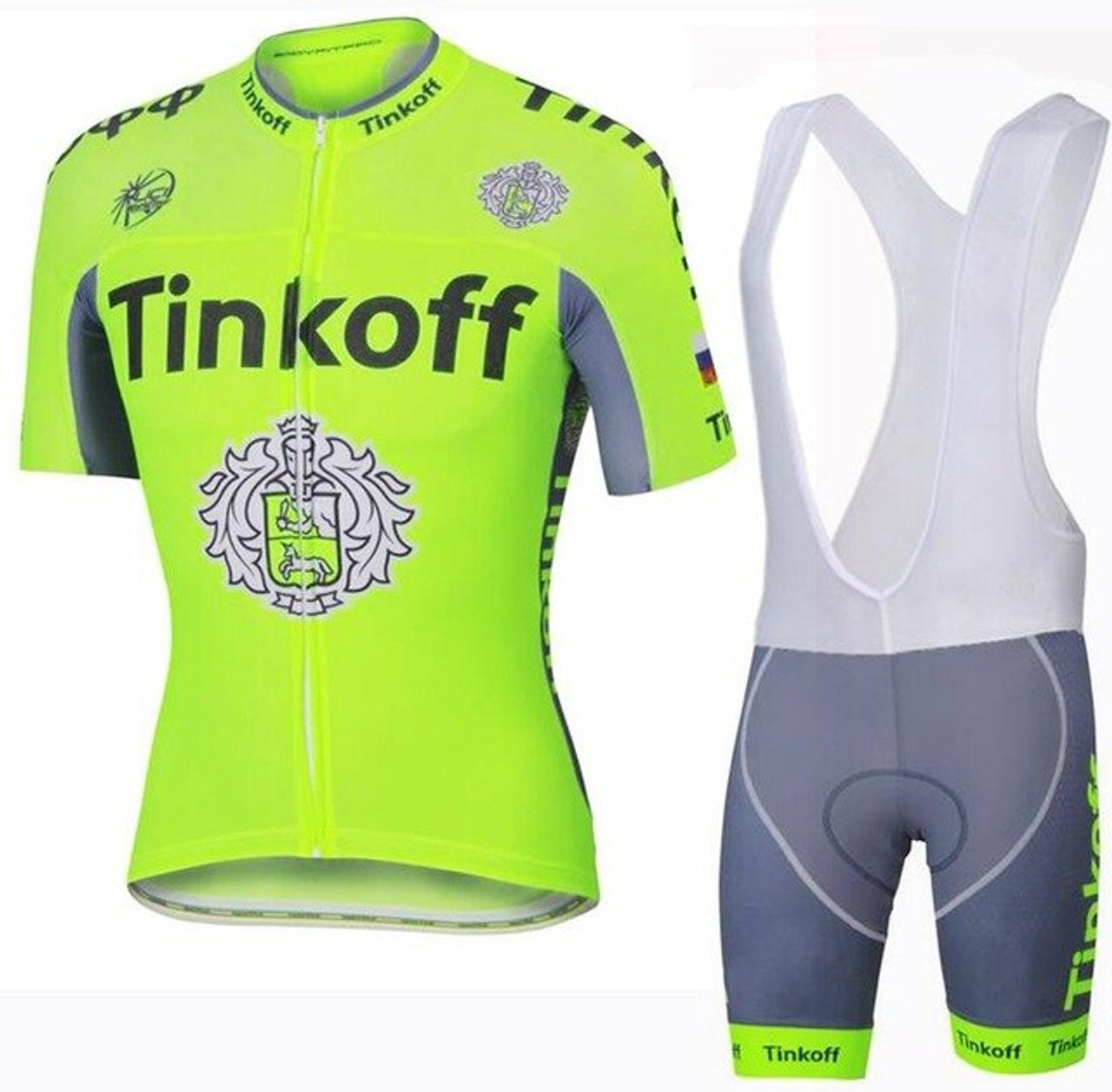 Tinkoff Light Green Set - Retro-Cycling-Jerseys.com