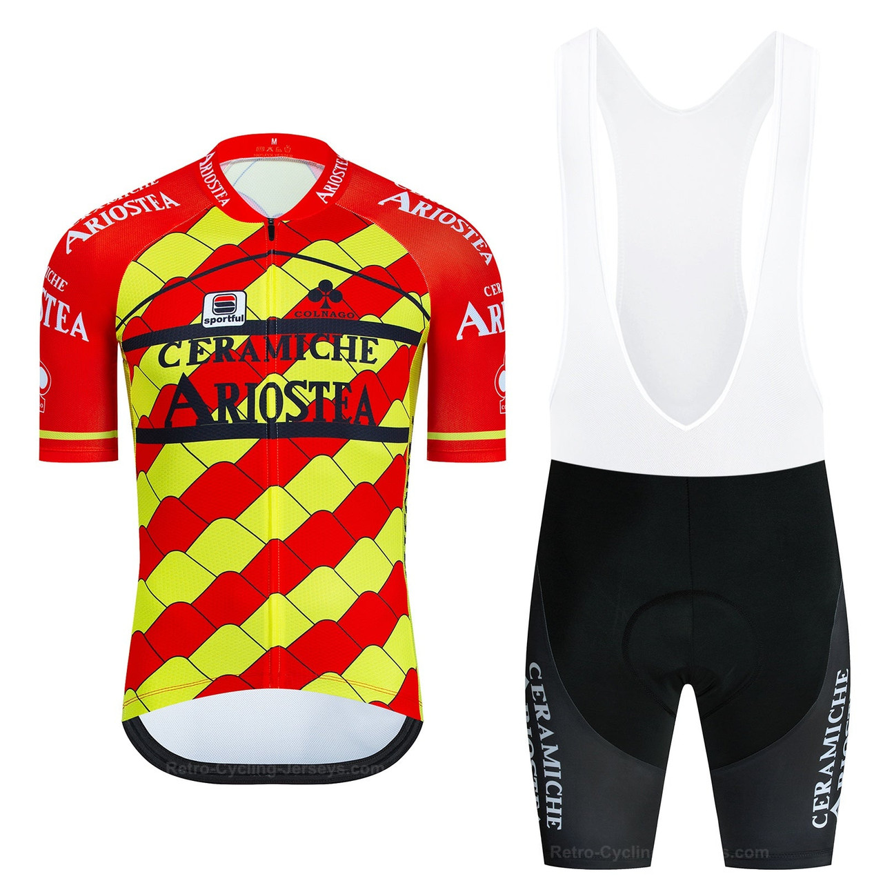 Ariostea Ceramiche Retro Cycling Jersey Set Retro Cycling Jerseys