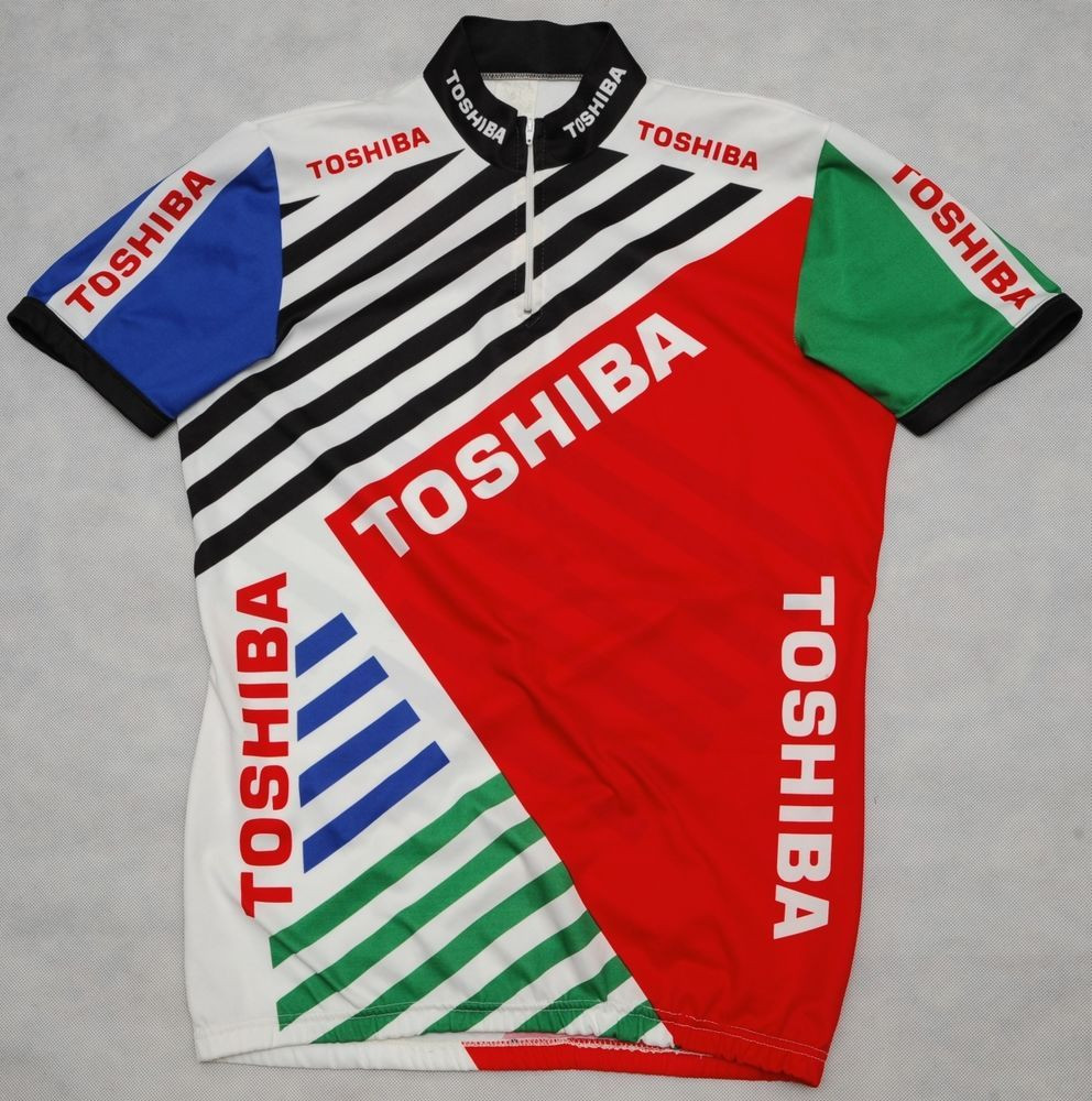 Toshiba 1990 Retro Cycling Jersey - Retro Cycling Jerseys