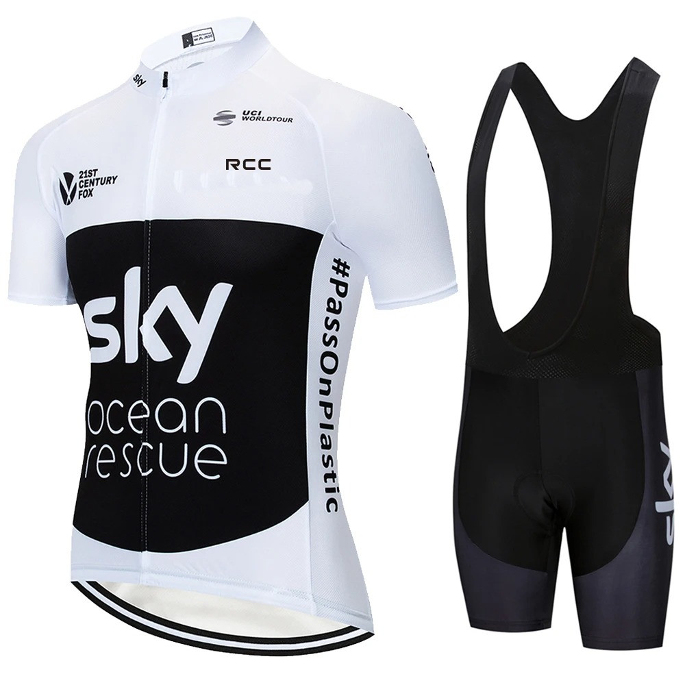 Sky Cycling Team Team Sky Clothing Team Sky Ocean Rescue White - Main Image