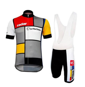 La Vie Claire Retro Cycling Jersey Set