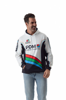 Équipe Cycliste PDM (Chrome Cassettes) Retro Cycling Hoodie