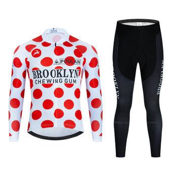Brooklyn Chewing Gum KOM Retro Cycling Jersey Long Set (with Fleece Option)