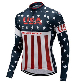 USA Stars and Stripes Cycling Jersey