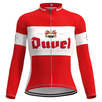SALE-Women's Duvel Beer Retro Cycling Jersey