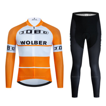 JOBO Wolber Retro Cycling Jersey Long Set (with Fleece Option)