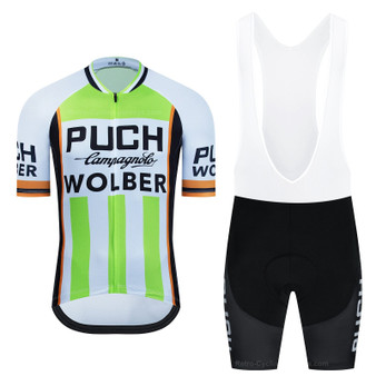 Puch Wolber Retro Cycling Jersey Set