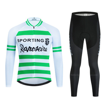 Sporting Raposeira Retro Cycling Jersey Long Set (with Fleece Option)