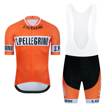 San Pellegrino Retro Cycling Jersey Set