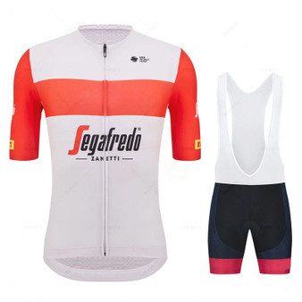 Segafredo Zanetti Cycling Team White-Red Jersey Set