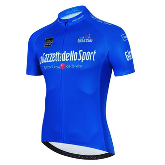 Giro d'Italia 2024 Blue Gazzetta dello Sport Retro Cycling Jersey