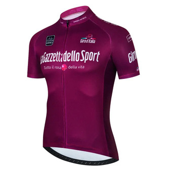 Cyclamen Giro d'Italia 2024 Purple Gazzetta dello Sport Retro Cycling Jersey